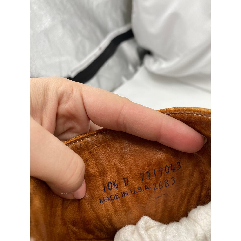 Frye cognac brown vintage leather campus boots - Picture 8 of 8
